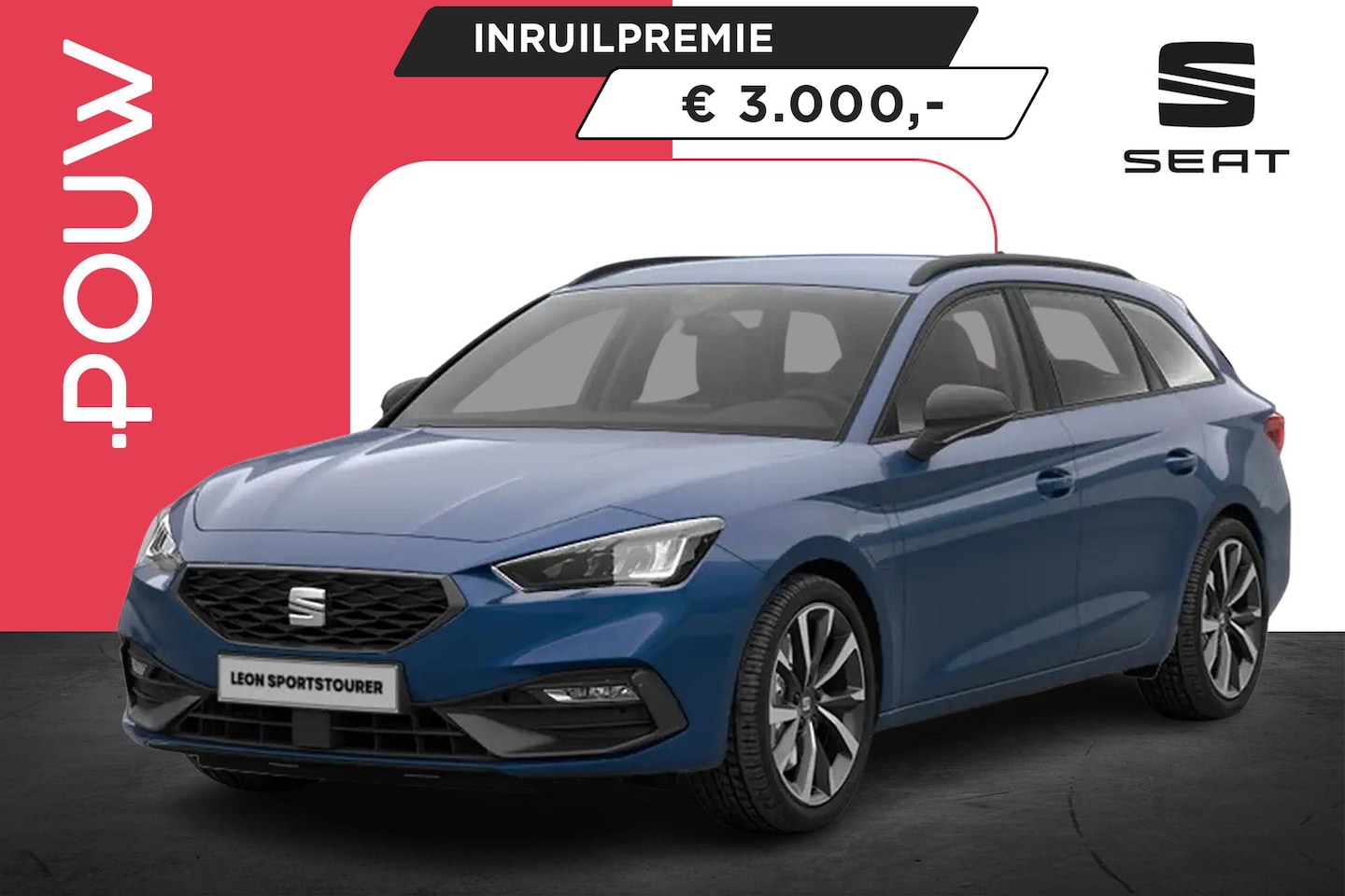 SEAT Leon Sportstourer - 1.5 TSI 204pk e-Hybrid FR Business | Technology Pack | 18" Velgen - AutoWereld.nl