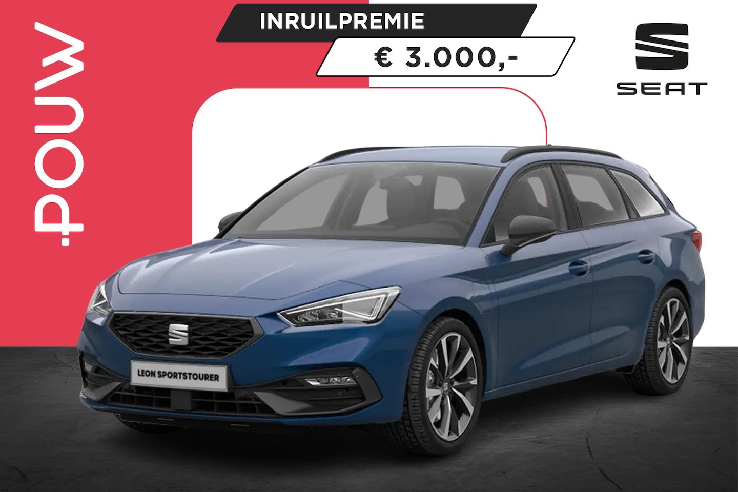 SEAT Leon Sportstourer - 1.5 TSI 204pk e-Hybrid FR Business | Technology Pack | 18" Velgen - AutoWereld.nl