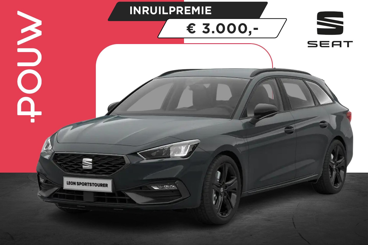 SEAT Leon Sportstourer - 1.5 TSI 204pk e-Hybrid FR Business | Technology Pack | Black Pack - AutoWereld.nl