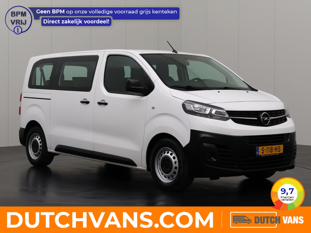 Opel Vivaro Combi - 1.5CDTI 120PK Lang Personenbus | 9-Persoons | Airco | Cruise - AutoWereld.nl
