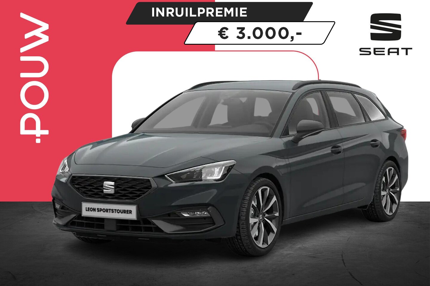 SEAT Leon Sportstourer - 1.5 TSI 204pk e-Hybrid FR Business | Technology Pack | 18" Velgen - AutoWereld.nl