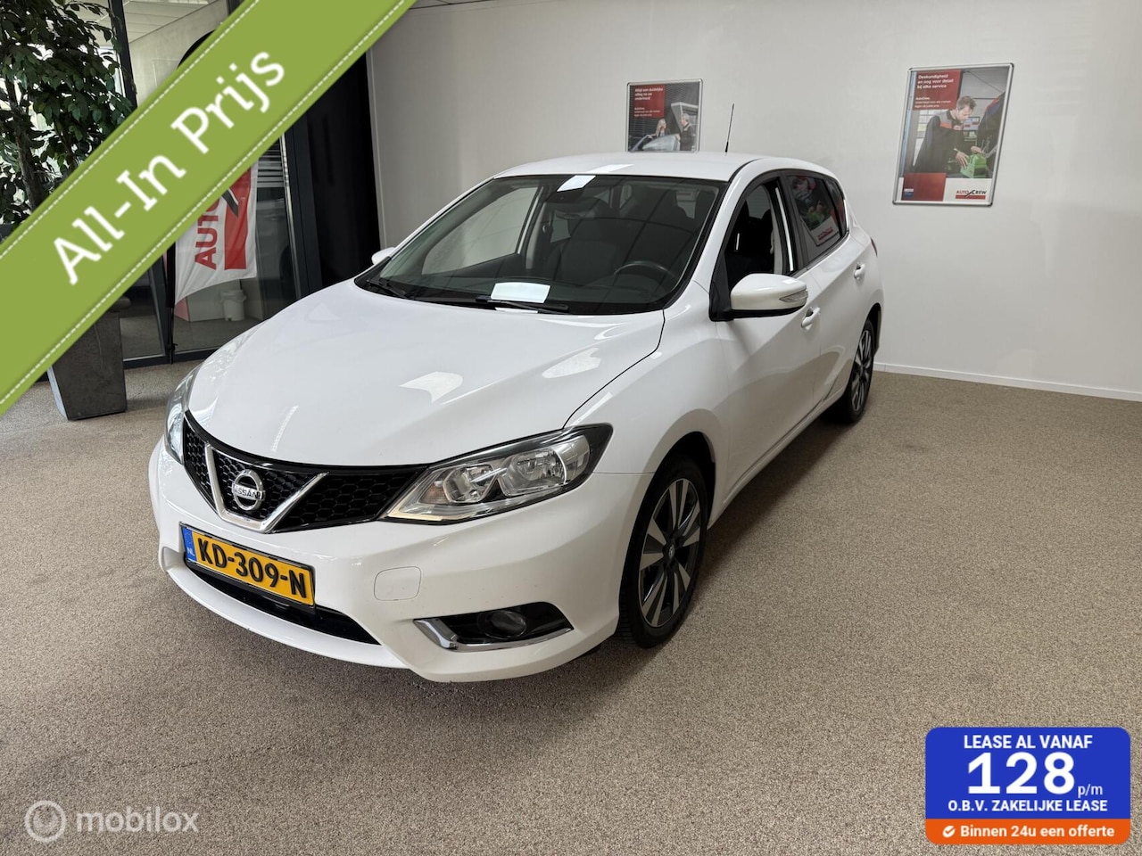 Nissan Pulsar - 1.2 DIG-T N-Connecta 1.2 DIG-T N-Connecta, Incl nieuwe Apk en Grote beurt - AutoWereld.nl