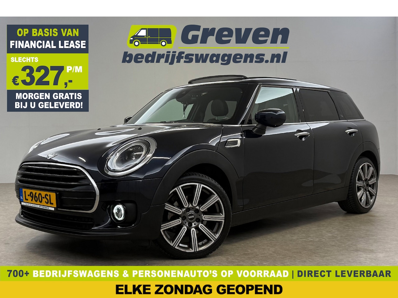 MINI Clubman - 1.5 Cooper Richmond Park Edition h/k Audio Camera Pano LED Carplay Clima Cruise Navi Virtu - AutoWereld.nl