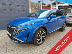 Nissan Qashqai - 1.3 MHEV 158 XTRONIC TEKNA + Automaat Alcantara leer 360 Camera Panoramadak