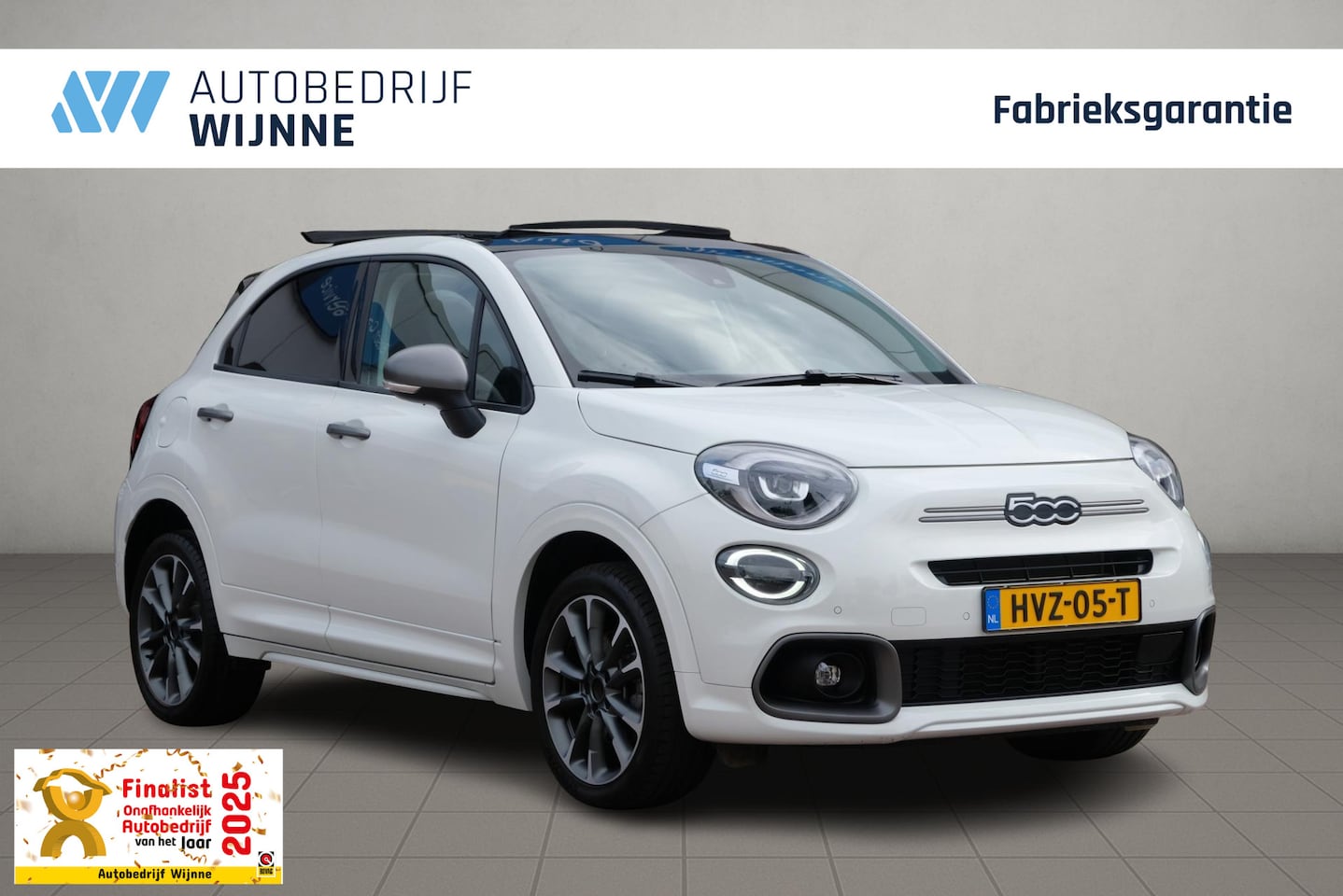 Fiat 500 X - 1.5 Hybrid 130pk DCT7 Sport Cabrio | Navi | App Connect | Climate | Camera | Blind Spot | - AutoWereld.nl