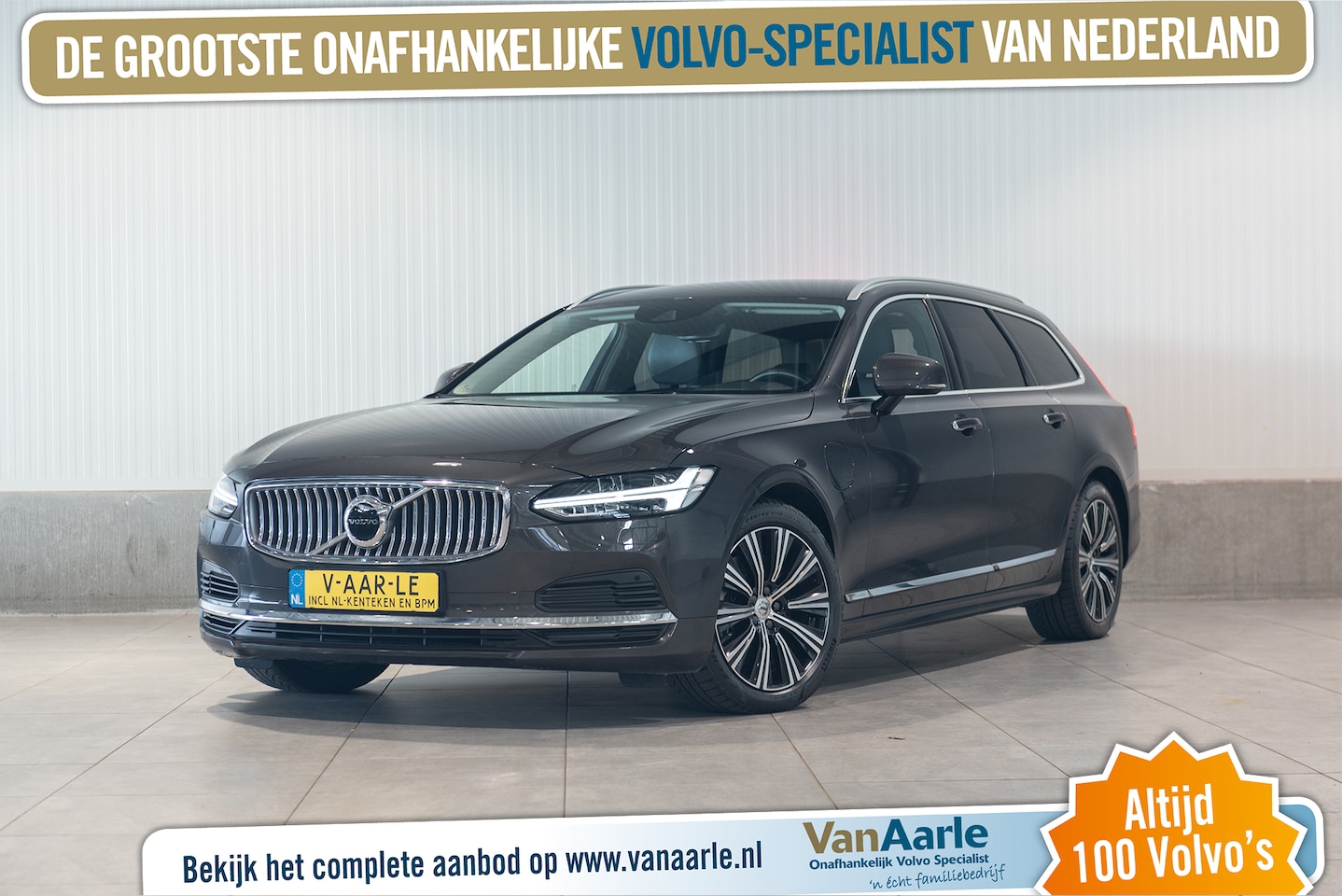 Volvo V90 - T6 Aut. Inscription ACC Leder Parkeercamera 340pk - AutoWereld.nl
