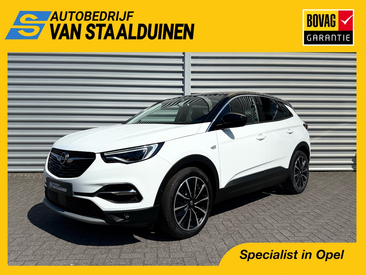 Opel Grandland X - 1.6 Turbo 181PK Ultimate | Panoramadak | Stoelverwarming | Stuurverwarming | Navigatiesyst - AutoWereld.nl
