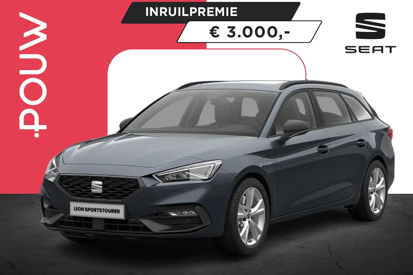 SEAT Leon Sportstourer - 1.5 TSI 204pk e-Hybrid FR Business | Safe Drive Pack | Panoramadak - AutoWereld.nl