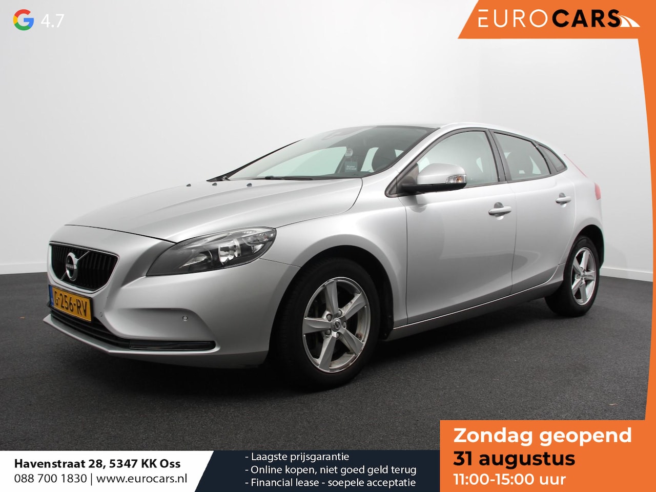 Volvo V40 - 1.5 T2 Momentum Airco Navigatie Parkeersensoren Radio Lichtmetalen velgen Elektrische rame - AutoWereld.nl