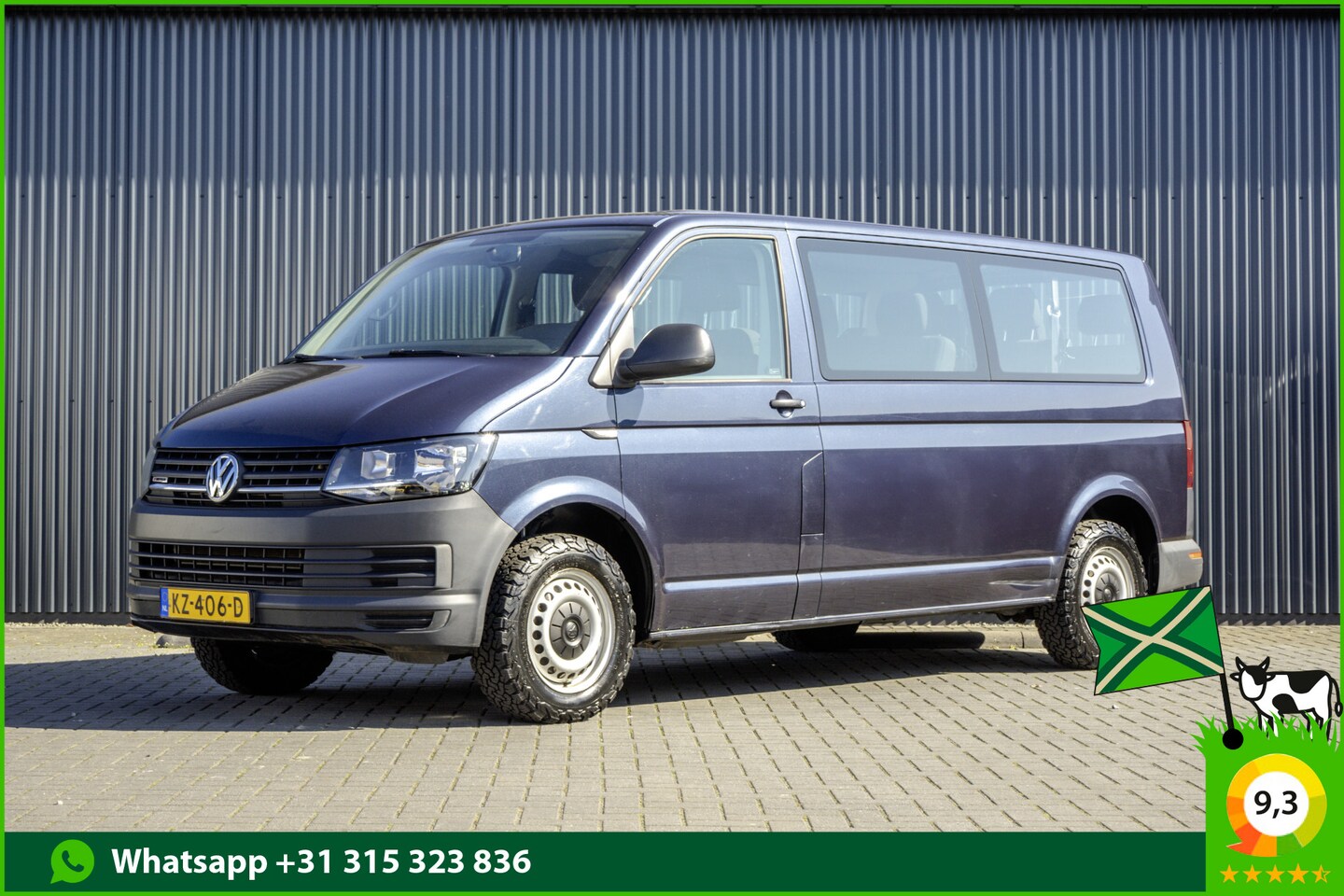 Volkswagen Transporter Kombi - T6 **2.0 TDI L2H1 4Motion | 150 PK | Automaat | 9-Persoons | Airco | Euro 6** - AutoWereld.nl