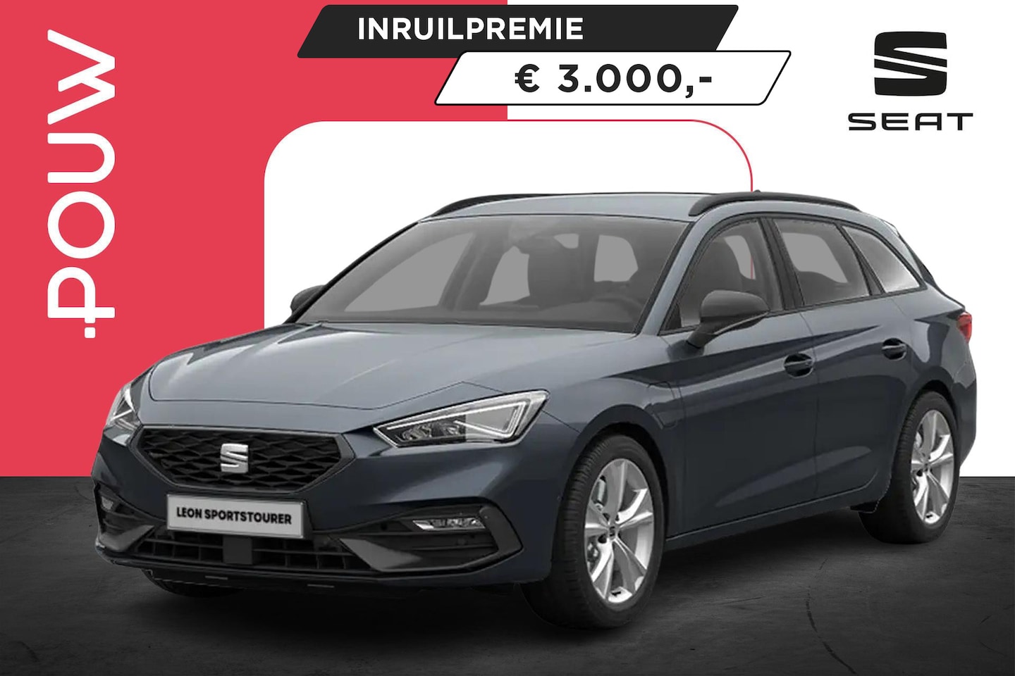 SEAT Leon Sportstourer - 1.5 TSI 204pk e-Hybrid FR Business | Safe Drive Pack | Trekhaak Wegklapbaar - AutoWereld.nl
