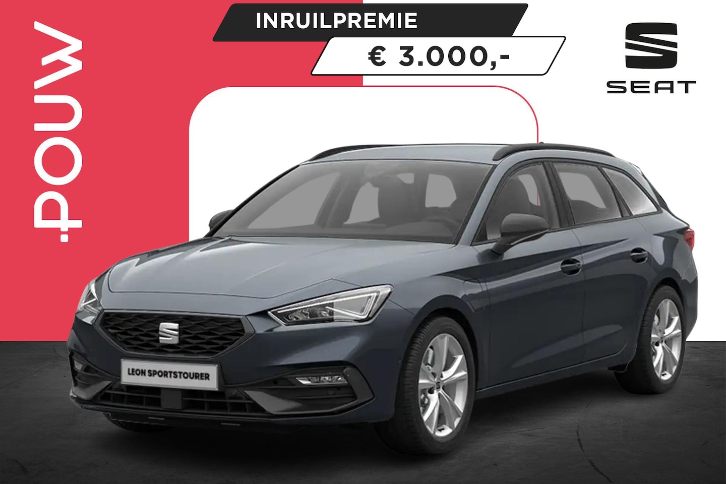 SEAT Leon Sportstourer - 1.5 TSI 204pk e-Hybrid FR Business | Matrix-LED | Trekhaak Wegklapbaar - AutoWereld.nl
