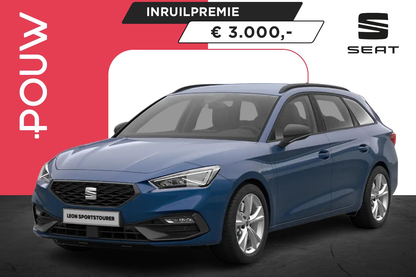 SEAT Leon Sportstourer - 1.5 TSI 204pk e-Hybrid FR Business | Trekhaak Wegklapbaar | Matrix-LED - AutoWereld.nl