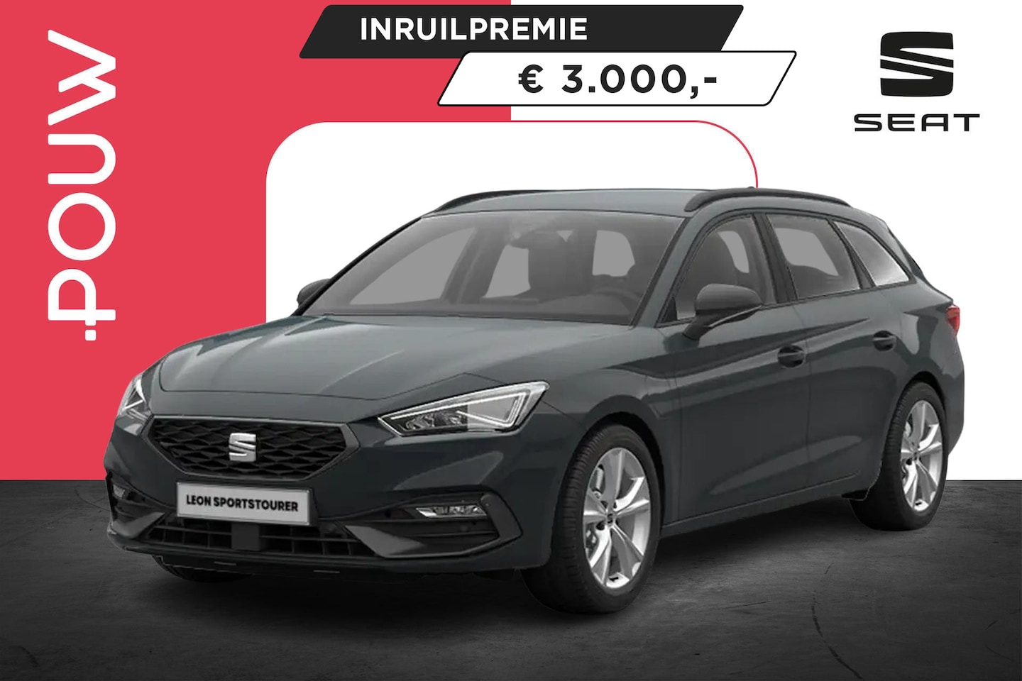 SEAT Leon Sportstourer - 1.5 TSI 204pk e-Hybrid FR Business | Trekhaak Wegklapbaar | Matrix-LED - AutoWereld.nl