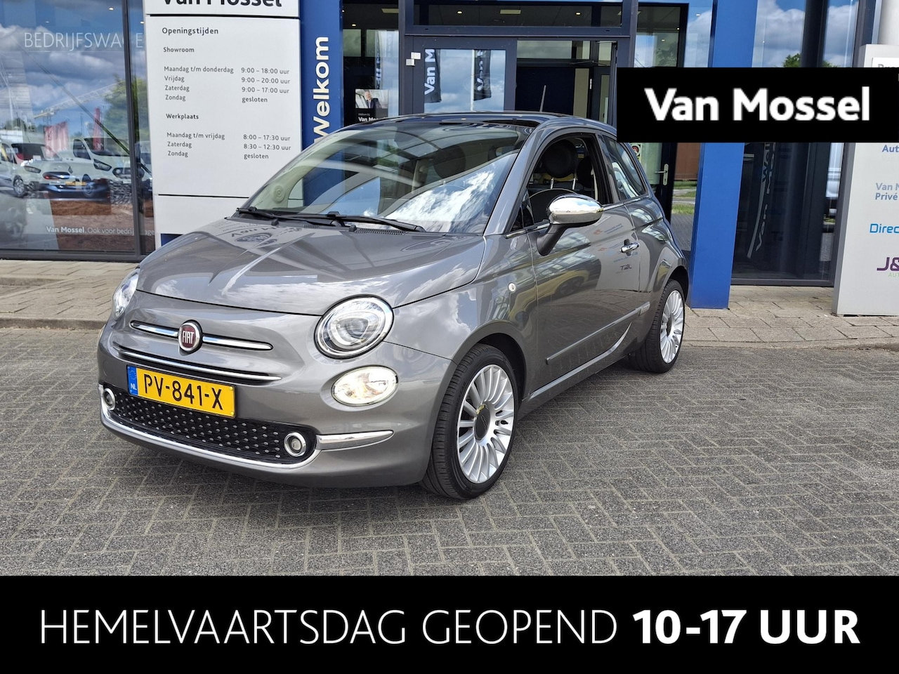 Fiat 500 - 0.9 TwinAir Turbo Lounge | Automaat | Panoramadak | Navigatie | Climate control | - AutoWereld.nl