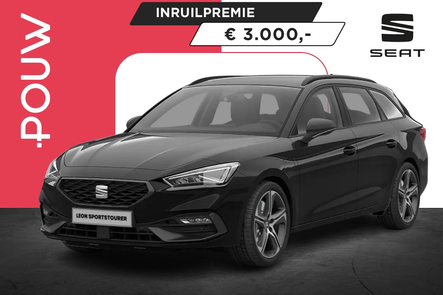 SEAT Leon Sportstourer - 1.5 TSI 204pk e-Hybrid FR Business | Matrix-LED | 18" Velgen - AutoWereld.nl