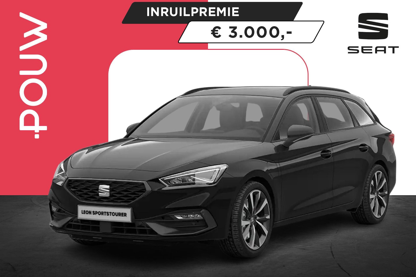 SEAT Leon Sportstourer - 1.5 TSI 204pk e-Hybrid FR Business | Panoramadak | 18" Velgen - AutoWereld.nl