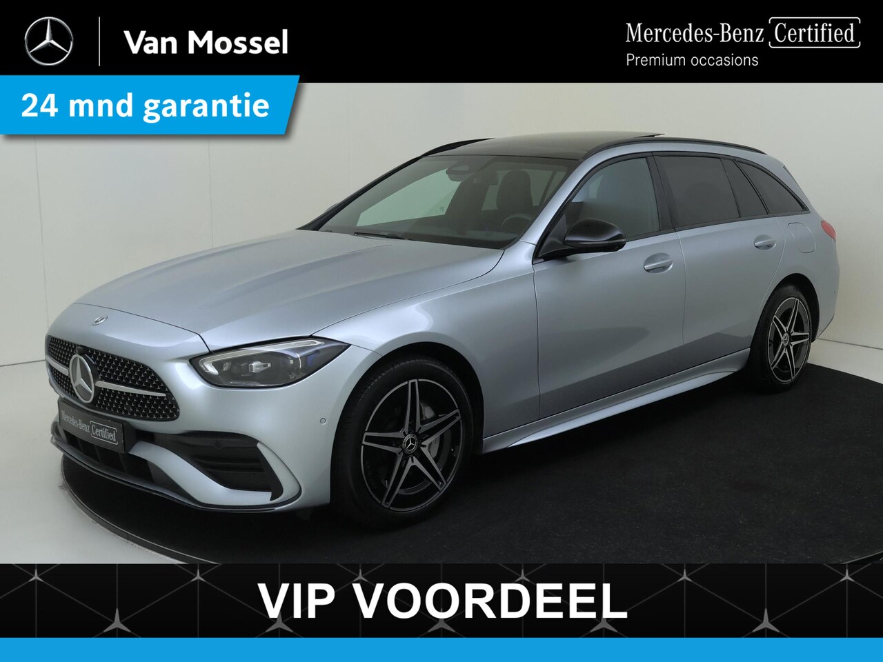 Mercedes-Benz C-klasse Estate - 300 e AMG Line / Panoramadak / 360 Camera / Memory Seats / Nightpakket / Winterpakket / Di - AutoWereld.nl