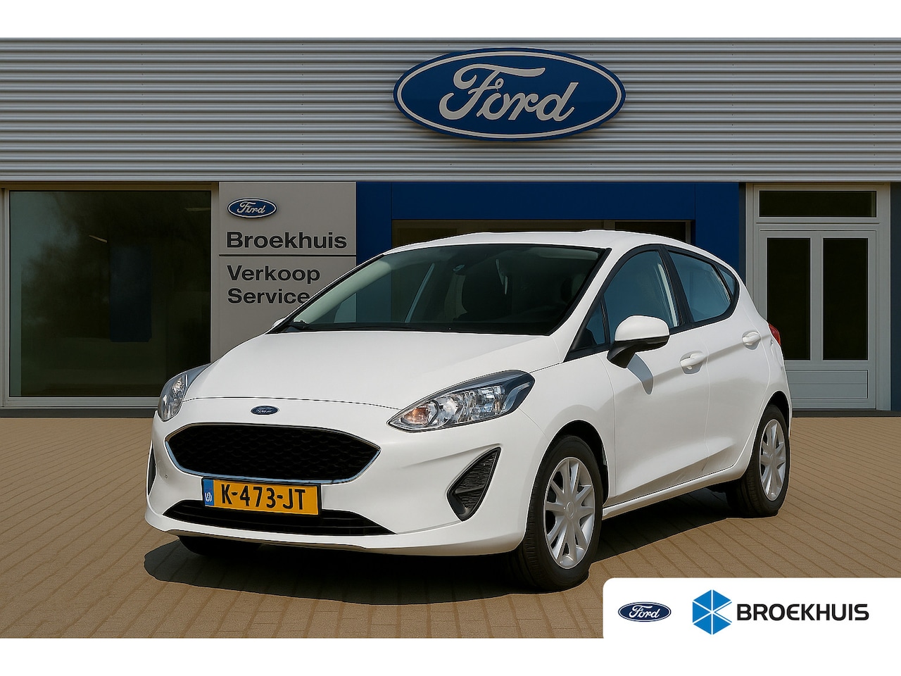 Ford Fiesta - 1.0EB Connected | NL-AUTO! | 1 EIGENAAR | CRUISE | DEALER OH | LANE ASSIST | NAVI | CLIMA - AutoWereld.nl