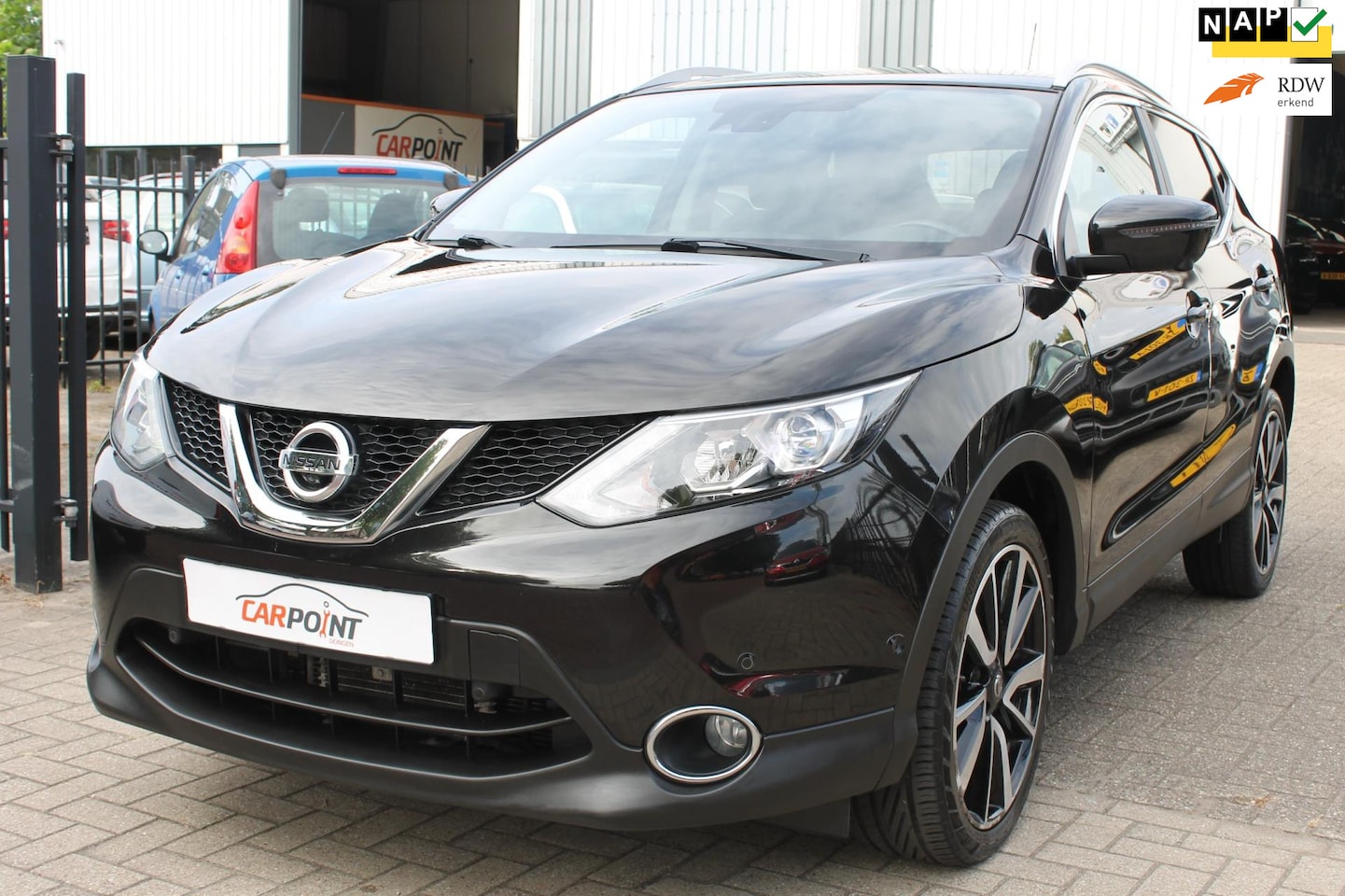 Nissan Qashqai - 1.2 Tekna Leer Clima 360 Navi Keyless Cruise ! - AutoWereld.nl