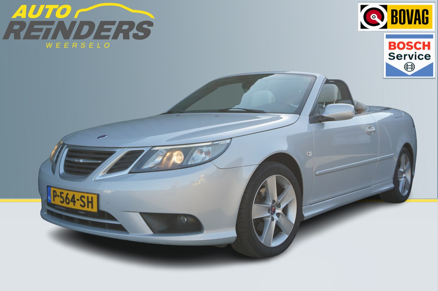 Saab 9-3 Cabrio - 1.9TiD 150pk Vector + Leer / Airco/ Trekhaak/ Cruise/ Mooie auto/ Nieuwe APK! - AutoWereld.nl