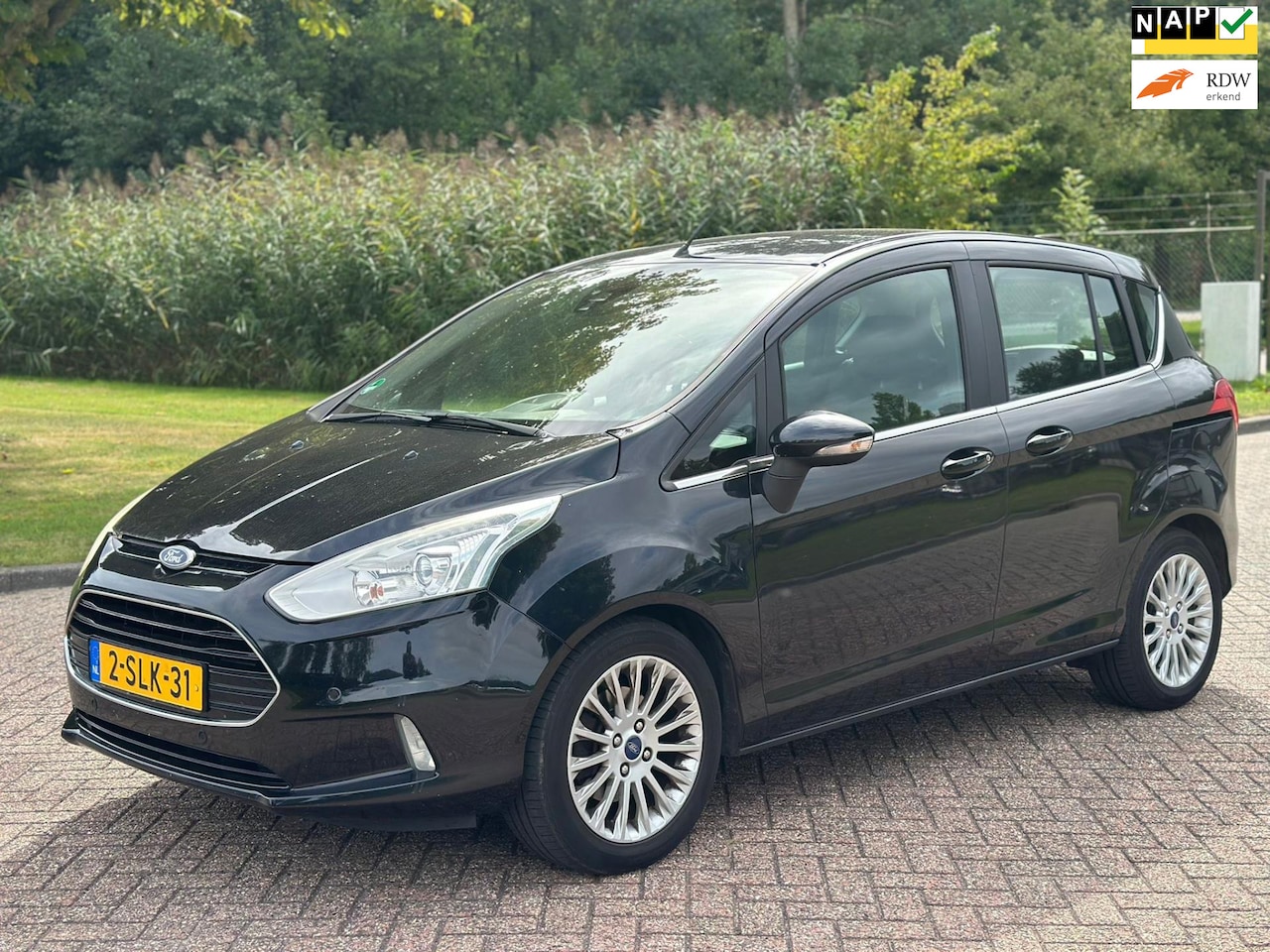 Ford B-Max - 1.0 EcoBoost Titanium/AIRCO/NAVI/PARKEERSENS VOOR-ACHTER/SCHUIFDEUREN/TREKHAAK - AutoWereld.nl