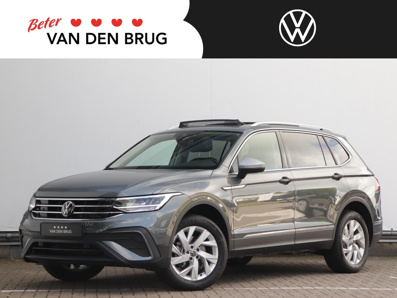 Volkswagen Tiguan Allspace - 1.5 TSI Life | 7 zitplaatsen | Panorama dak | Stoel- en stuurverwarming | Elektrische acht - AutoWereld.nl