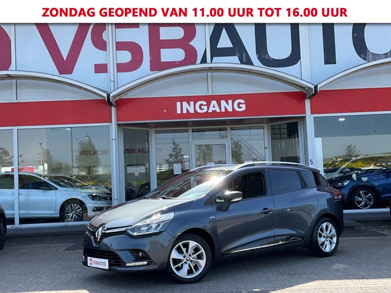 Renault Clio - 1.2 16V LIMITED LED NAVI AIRCO LMV PDC ELEC-RAMEN - AutoWereld.nl