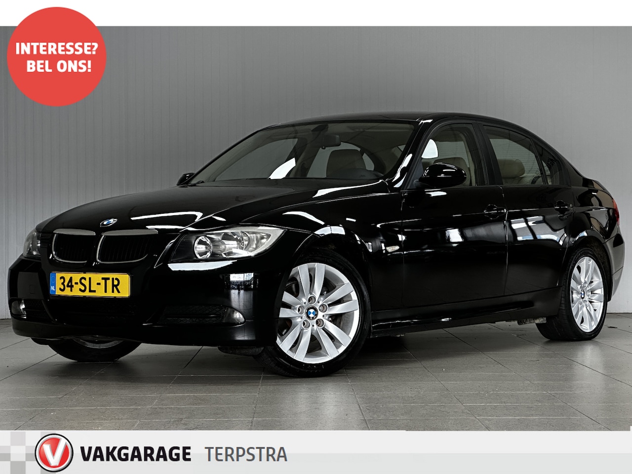 BMW 3-serie - 318i /AUTOMAAT! /LEDER! /17"LMV /Climat /Cruise /Elek. pakket /C.V. afstand /Radio-CD /PDC - AutoWereld.nl