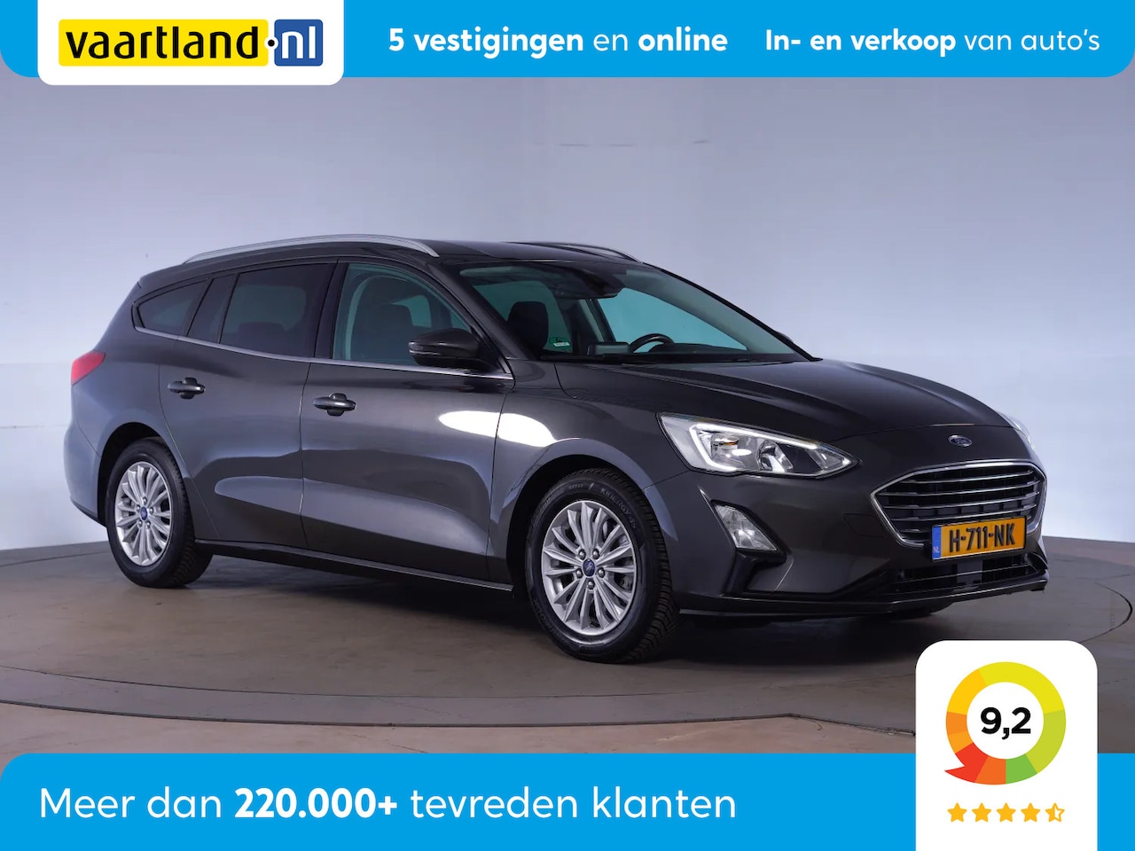 Ford Focus Wagon - 1.0 EcoBoost 125pk Titanium Aut. [ Navi Climate Stoelverwarming ] - AutoWereld.nl
