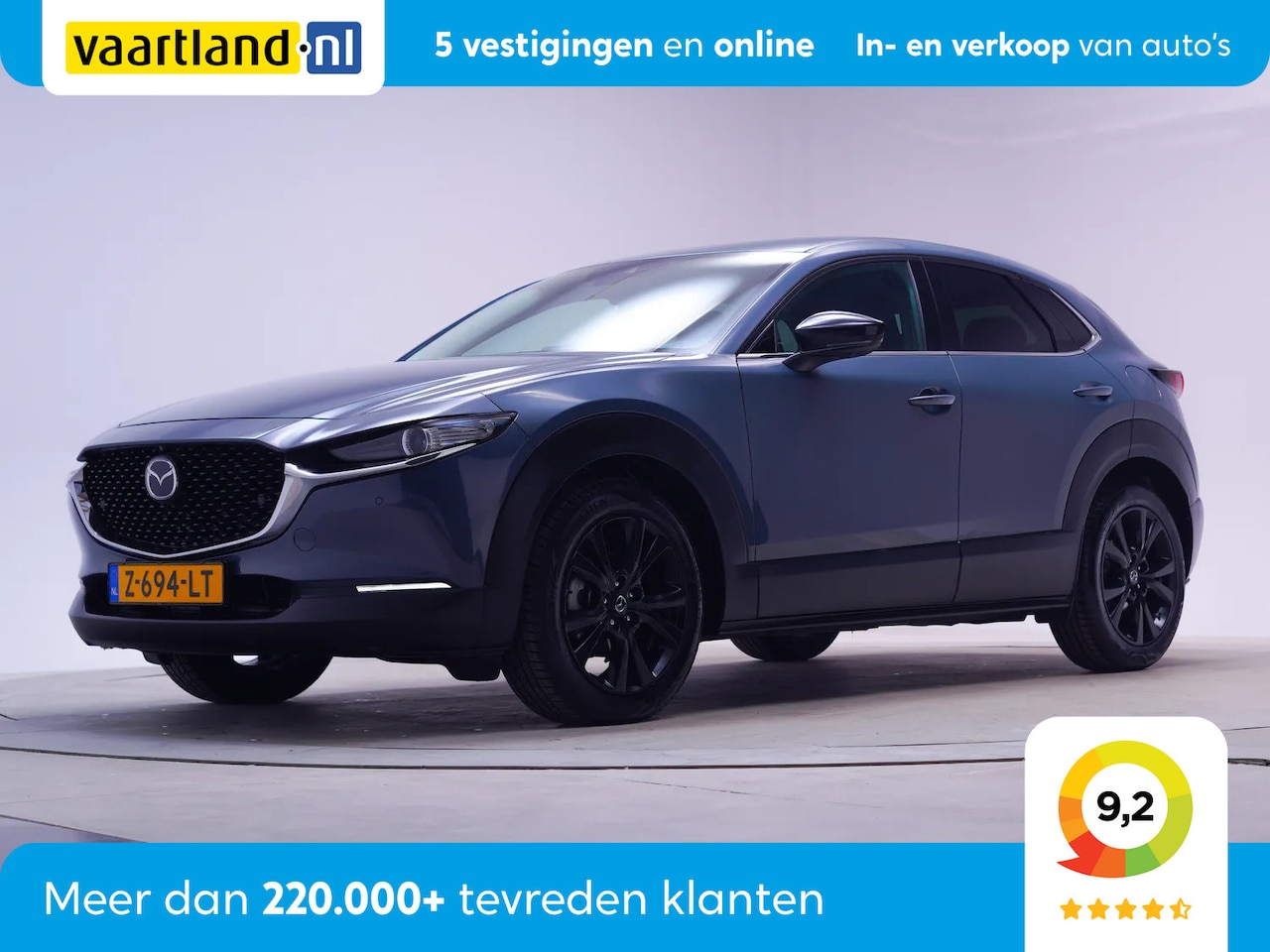 Mazda CX-30 - 2,0 3-Sky Hybrid Homura [ Apple-Carplay Cruise adaptief Navigatie Stoelverwarming]] - AutoWereld.nl