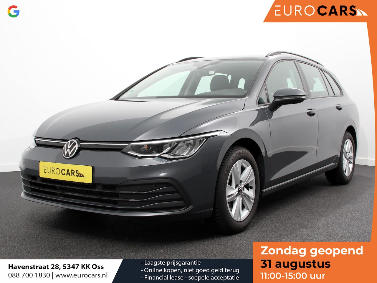 Volkswagen Golf Variant - 1.5 eTSI 130pk DSG Life Navigatie Apple Carplay/Android Auto Inklapbare trekhaak Parkeerse - AutoWereld.nl