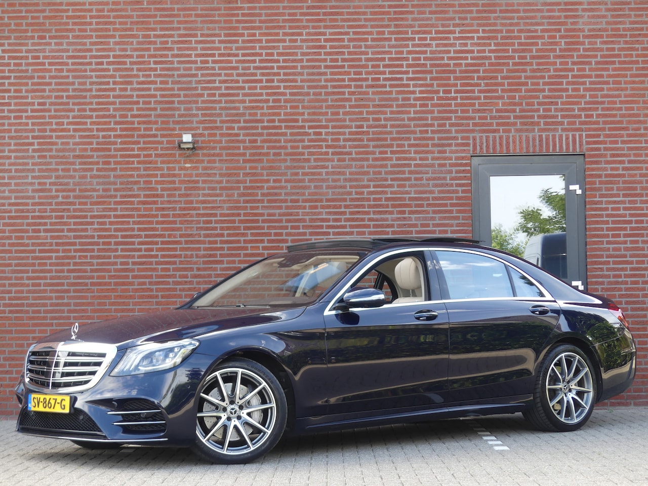 Mercedes-Benz S-klasse - 450 Lang Premium Plus AMG Pakket Luchtvering/Pano/Headup Display - AutoWereld.nl