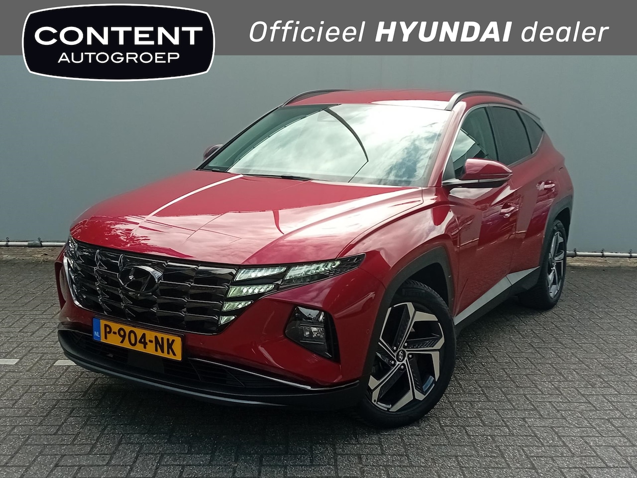 Hyundai Tucson - 1.6 T-GDi HEV 230pk Aut. Premium I Navi I Trekhaak - AutoWereld.nl
