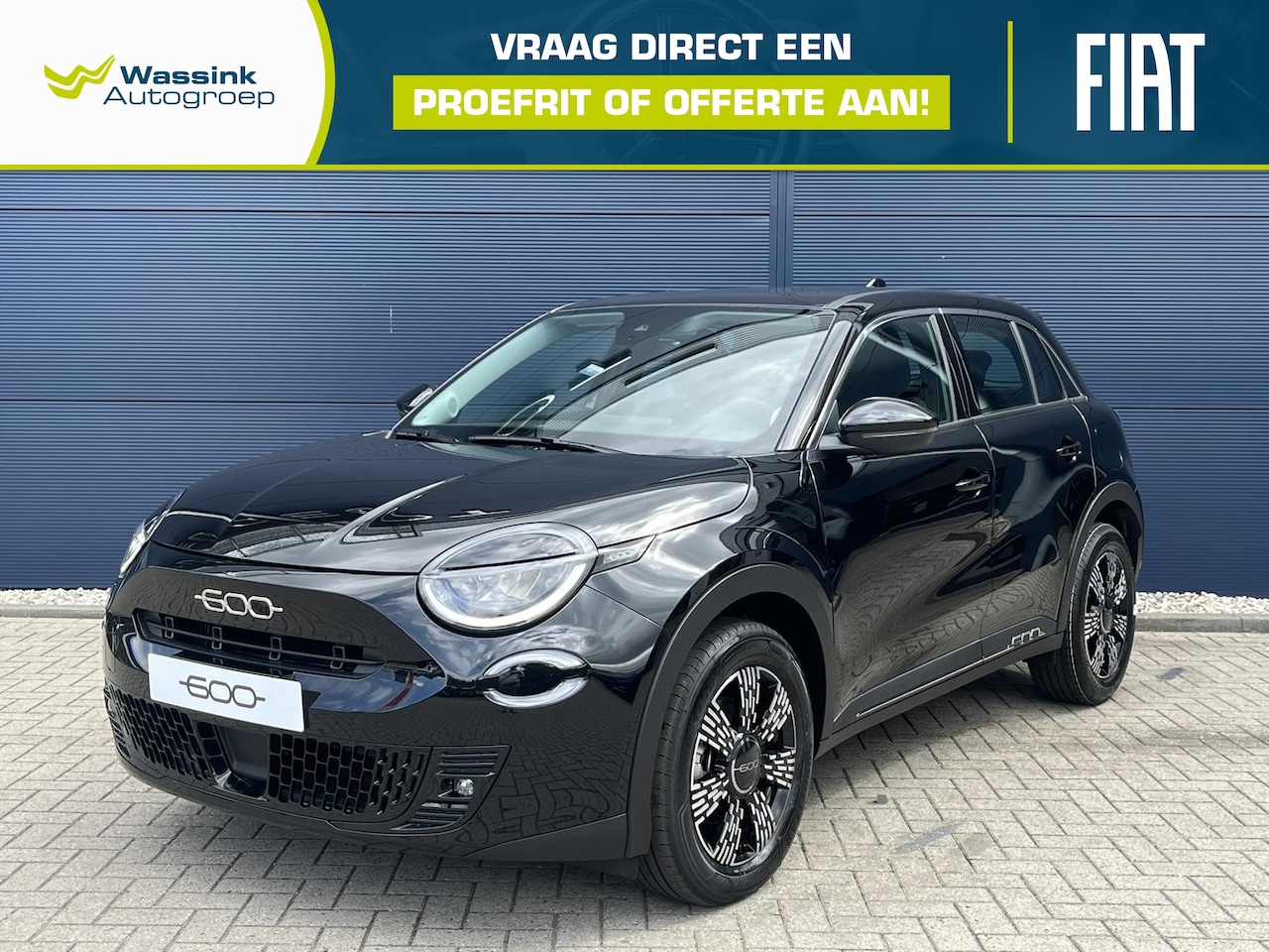 Fiat 600 - 1.2 Hybrid Turbo Charged 110pk Aut Pop | Carplay | Parkeerhulp | Airco | Cruise control | - AutoWereld.nl