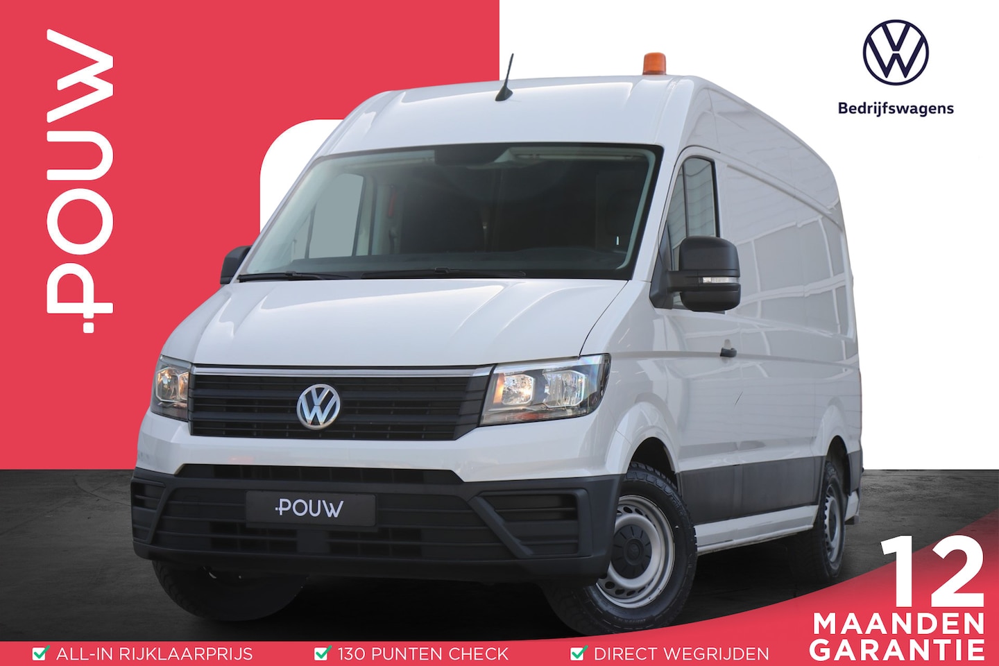 Volkswagen Crafter - 30 2.0 TDI 102pk L3H3 | Victron Omvormer 12/2000 | App Connect Navigatie | Airco | Cruise - AutoWereld.nl