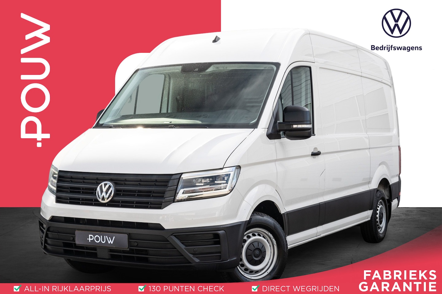 Volkswagen Crafter - 35 2.0 TDI 140pk AUT L3H3 Comfortline EURO VI | Parkeersensoren Voor/Achter | Airco | Crui - AutoWereld.nl