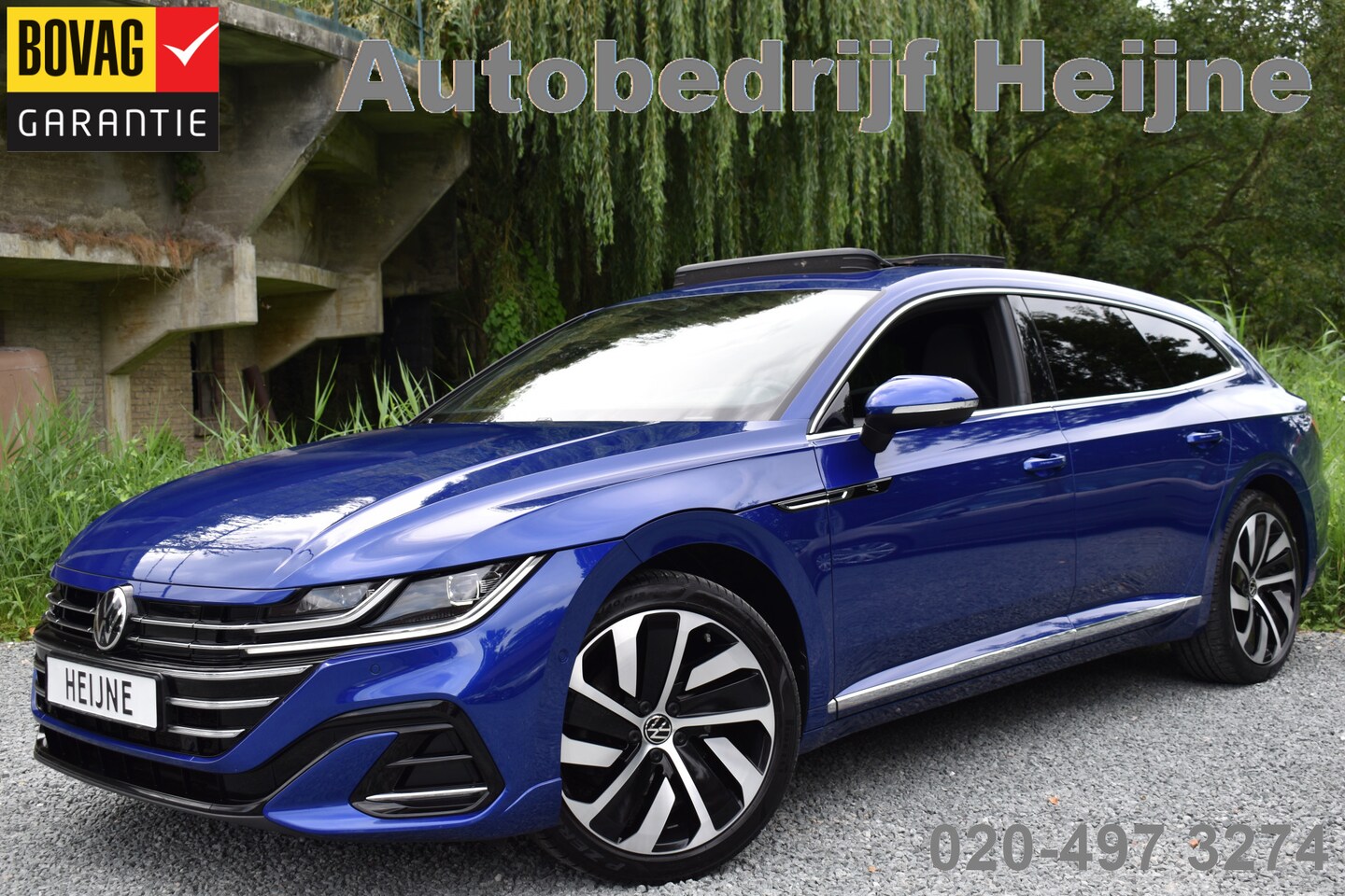 Volkswagen Arteon Shooting Brake - eHybrid 218PK DSG R-LINE BUSINESS+ LEDER/HEAD-UP/PANORAMADAK - AutoWereld.nl