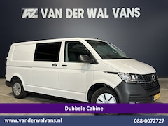 Volkswagen Transporter - 2.0 TDI L2H1 Dubbele Cabine Euro6 Airco | 5-Zits | Navigatie | Trekhaak | Apple Carplay An