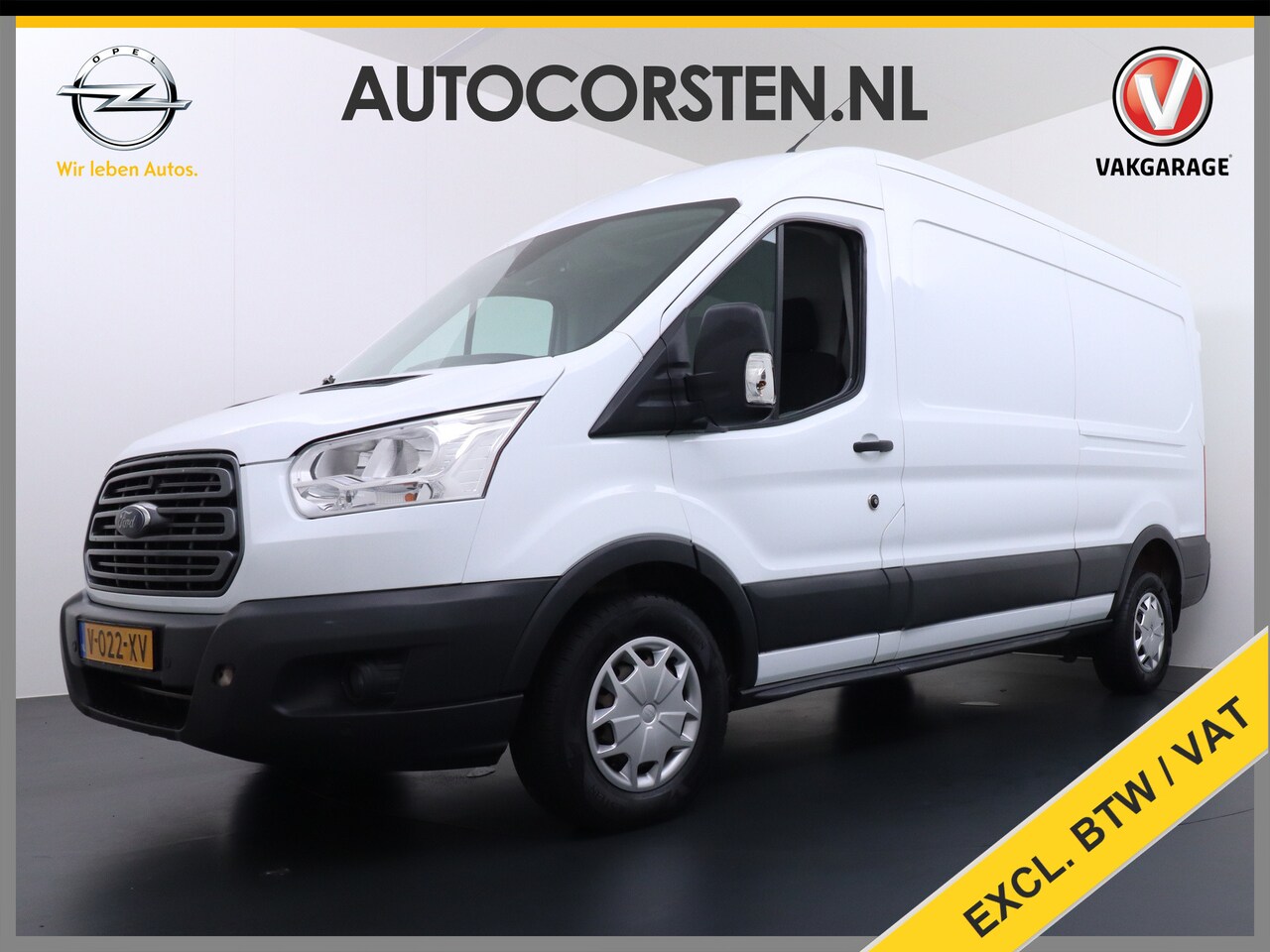 Ford Transit - 350 2.0TDCI 170PK Automaat L3H2 3-Persoons Apple Carplay Android Auto Airco Navi Camera Pd - AutoWereld.nl