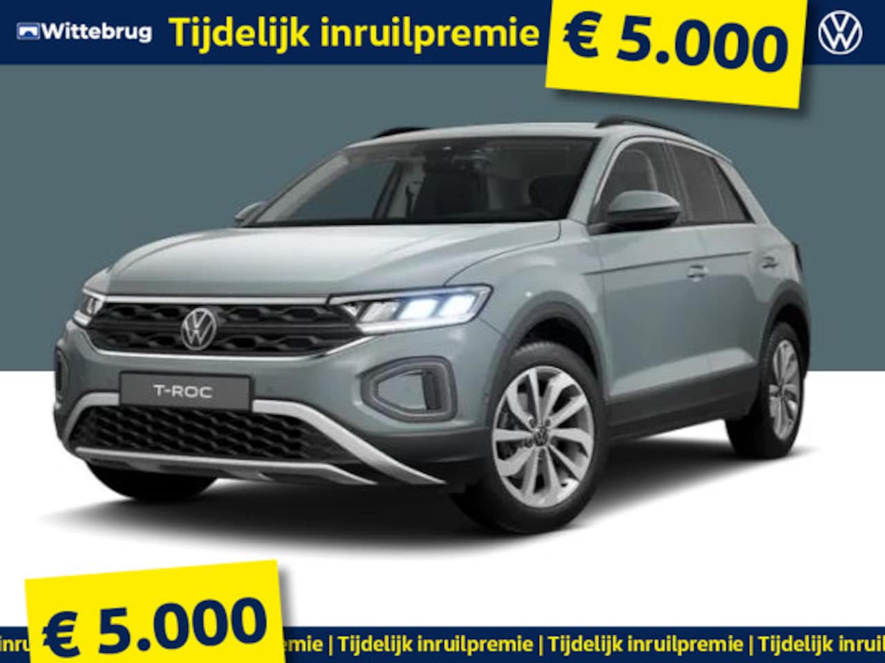 Volkswagen T-Roc - !!!€ 5.000 Inruilpremie!!! 1.5 TSI Life Edition !!!Profiteer ook van 5.000 EURO inruilprem - AutoWereld.nl