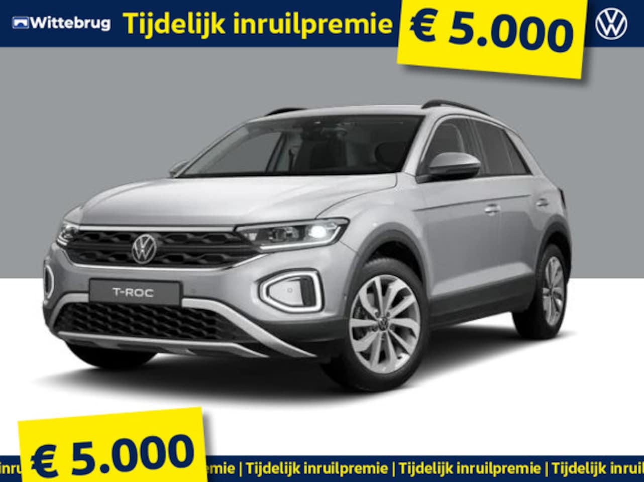 Volkswagen T-Roc - !!!€ 5.000 Inruilpremie!!! 1.5 TSI Life Edition !!!Profiteer ook van 5.000 EURO inruilprem - AutoWereld.nl