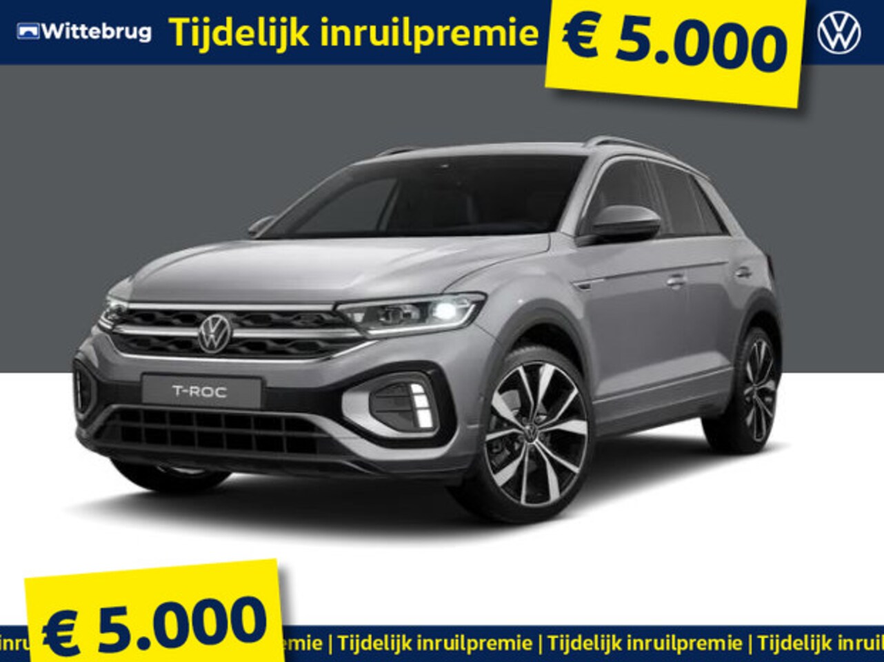 Volkswagen T-Roc - !!!€ 5.000 Inruilpremie!!! 1.5 TSI R-Line Business !!!Profiteer ook van 5.000 EURO inruilp - AutoWereld.nl