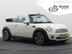 MINI Cabrio - 1.6 Cooper Leer, Navigatie, Stoelverwarming, Climate, Bluetooth, PDC