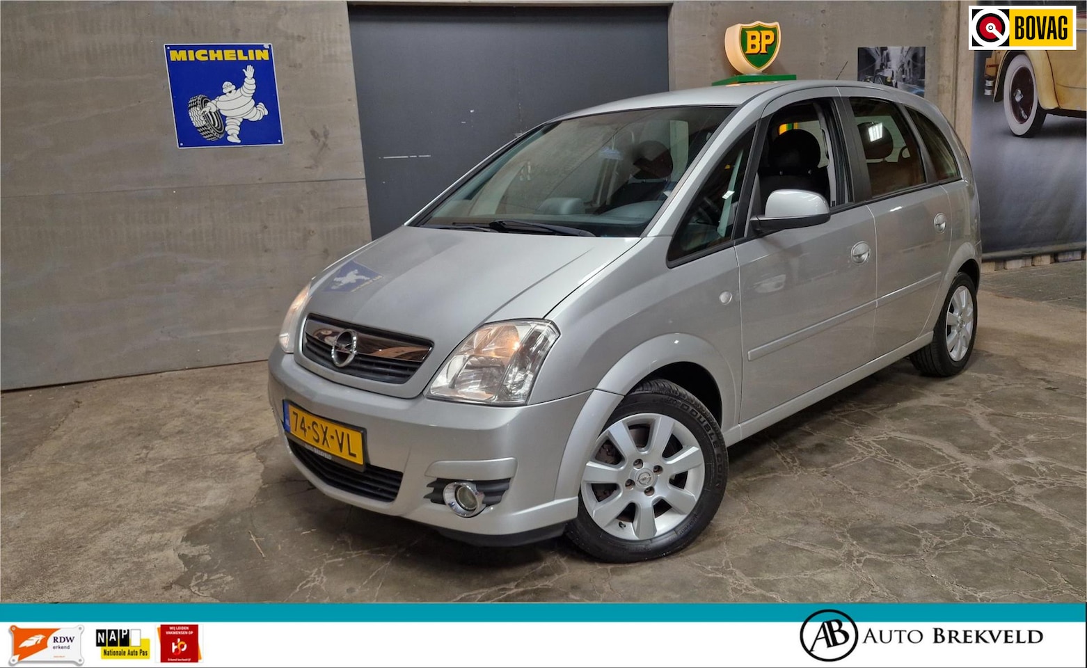 Opel Meriva - 1.6-16V Cosmo Automaat 105PK | Airco | Elektrisch pakket | LMV | NAP - AutoWereld.nl