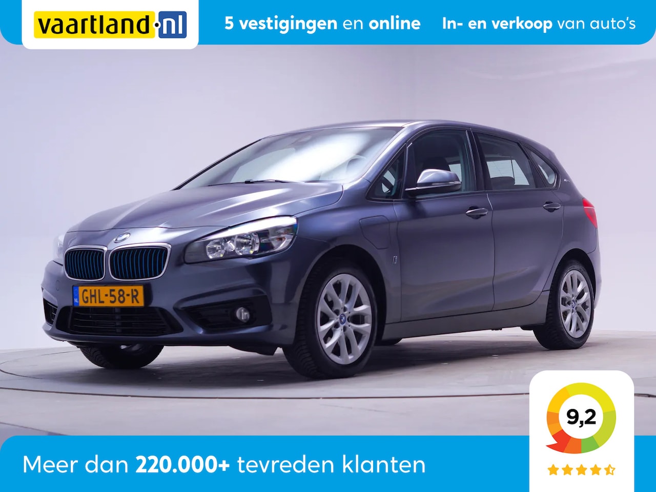 BMW 2-serie Active Tourer - 225xe iPerformance High Executive Aut. [ Stoelverwarming PDC Navigatie ] - AutoWereld.nl