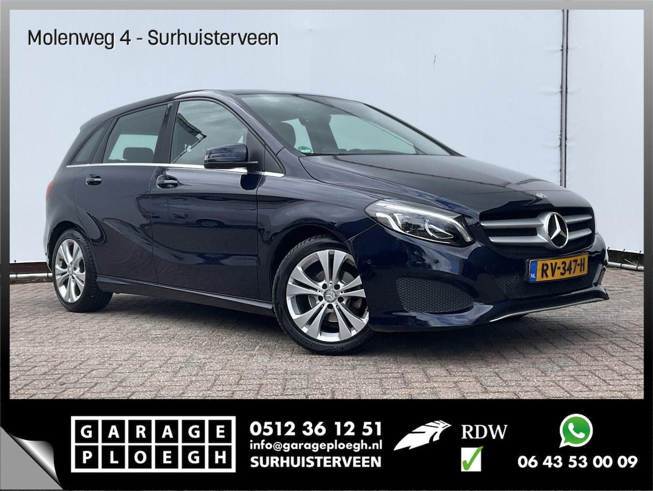 Mercedes-Benz B-klasse - 180 Prestige Automaat Leer Navi Hoge zit - AutoWereld.nl
