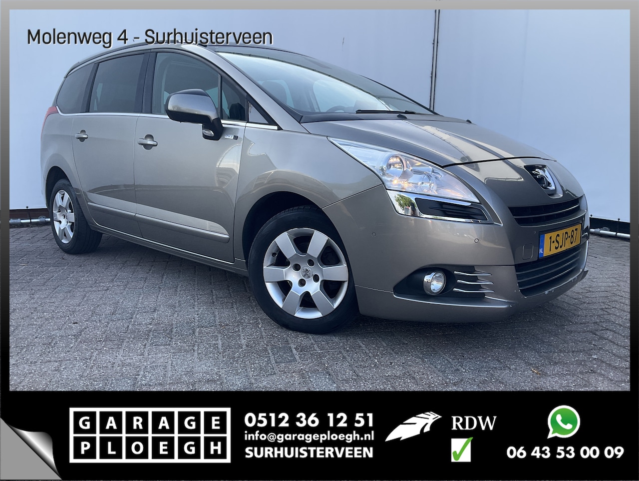 Peugeot 5008 - 1.6 e-HDi Style 5p. Aut6 Pano.dak Clima Cruise Audio - AutoWereld.nl