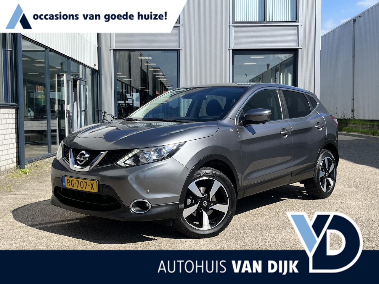 Nissan Qashqai - 1.2 N-Vision | Navi/Clima/Cruise/360° camera/Bluetooth/18" met All Season Banden - AutoWereld.nl
