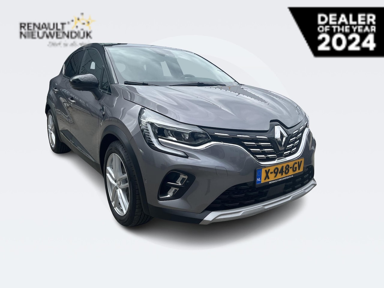 Renault Captur - 1.6 E-Tech full hybrid 145 iconic / LEDER / CAMERA 360 / PARKEERSENSOREN VOOR EN ACHTER / - AutoWereld.nl